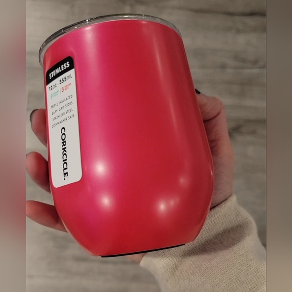 CORKCICLE Cherry Blossom Stemless 12 oz Cup - Picture 3 of 6